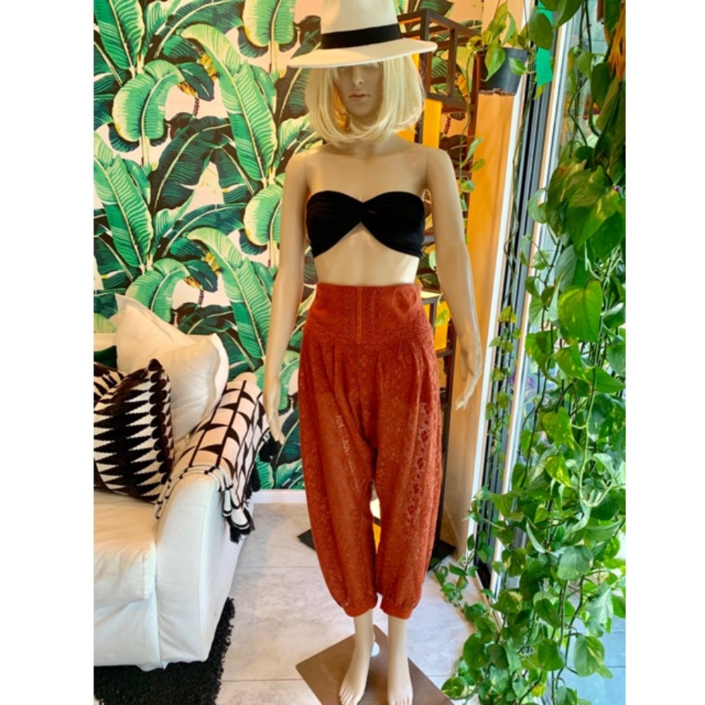 Free People Lace Harem Pants